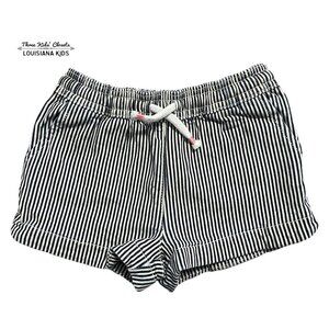 Mini Boden 4Y Striped Drawstring Shorts